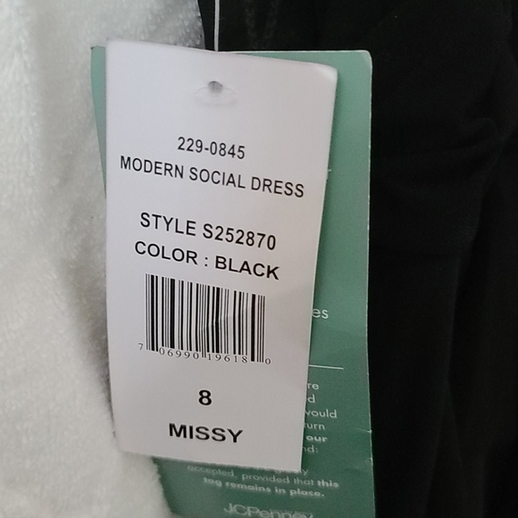 Scarlett Nite Black Party Dress NWT - Size 8 - Picture 5 of 10